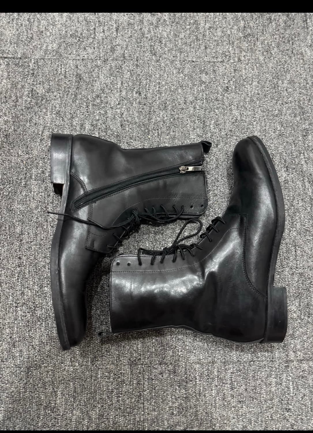 카우하이드 웨스턴 컴뱃 블랙 부츠 42 상품이미지3