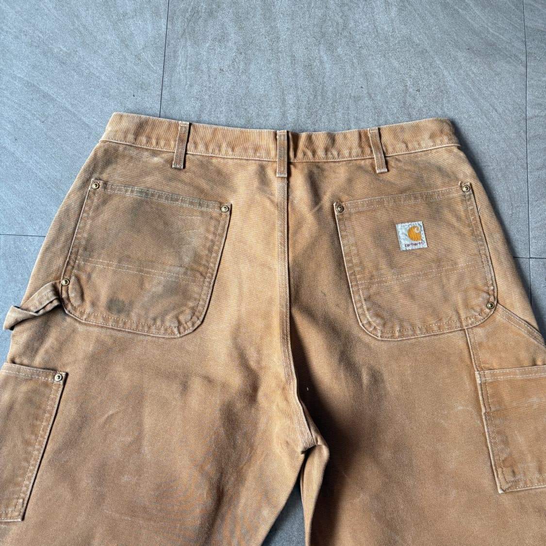 칼하트 정품 브라운 더블니 팬츠 바지 상품이미지7