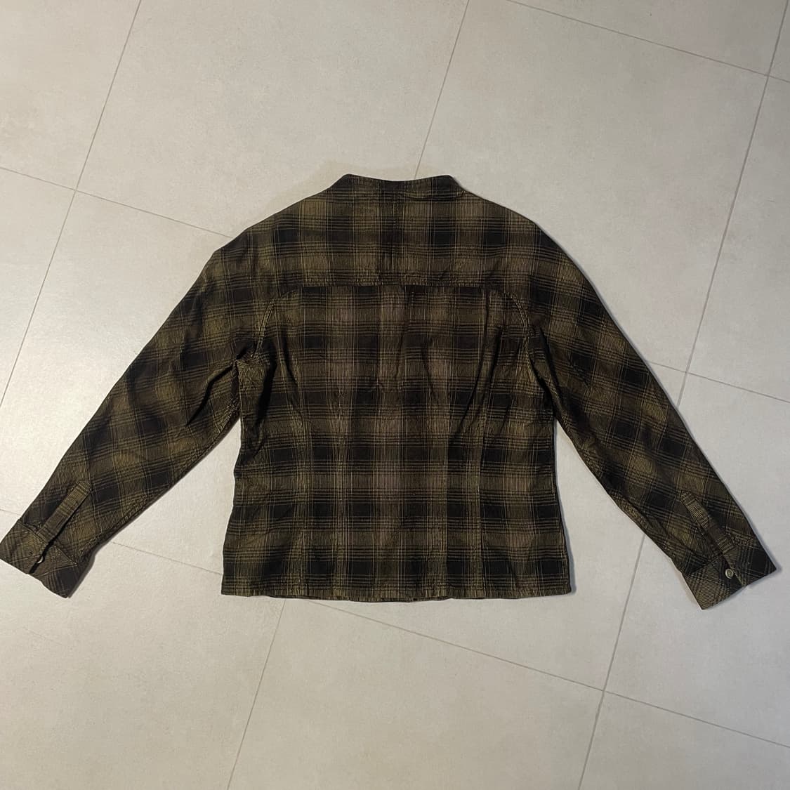 코듀로이 체크 셔츠 자켓 상품이미지4