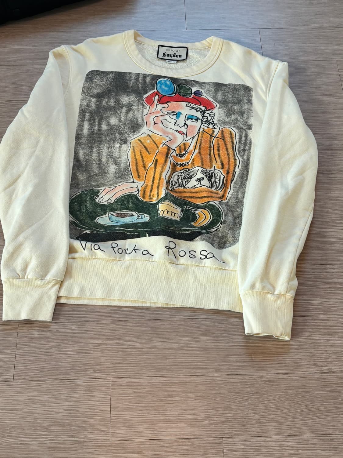 구찌 가든 Via Porta Rossa 맨투맨 M(이탈리아) 상품이미지3