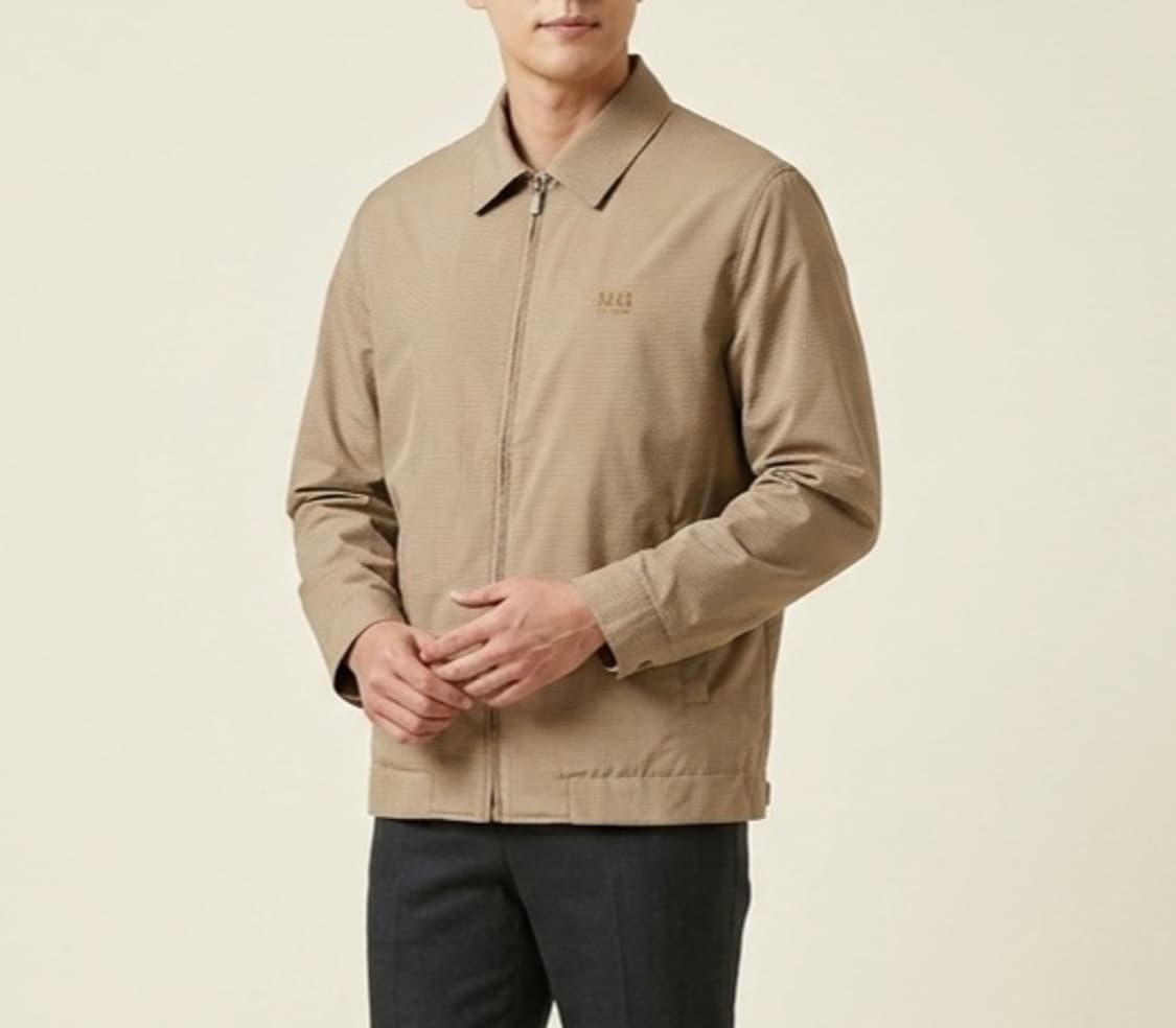 [105]닥스 홑겹 체크 바람막이 점퍼 상품이미지1