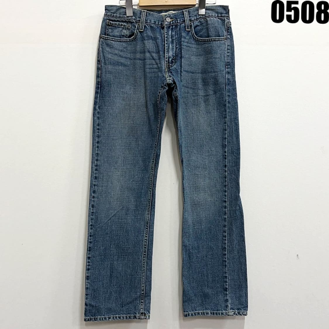 리바이스 514 워싱 슬림 스트레이트 데님 팬츠 W32L34 0508  상품이미지1