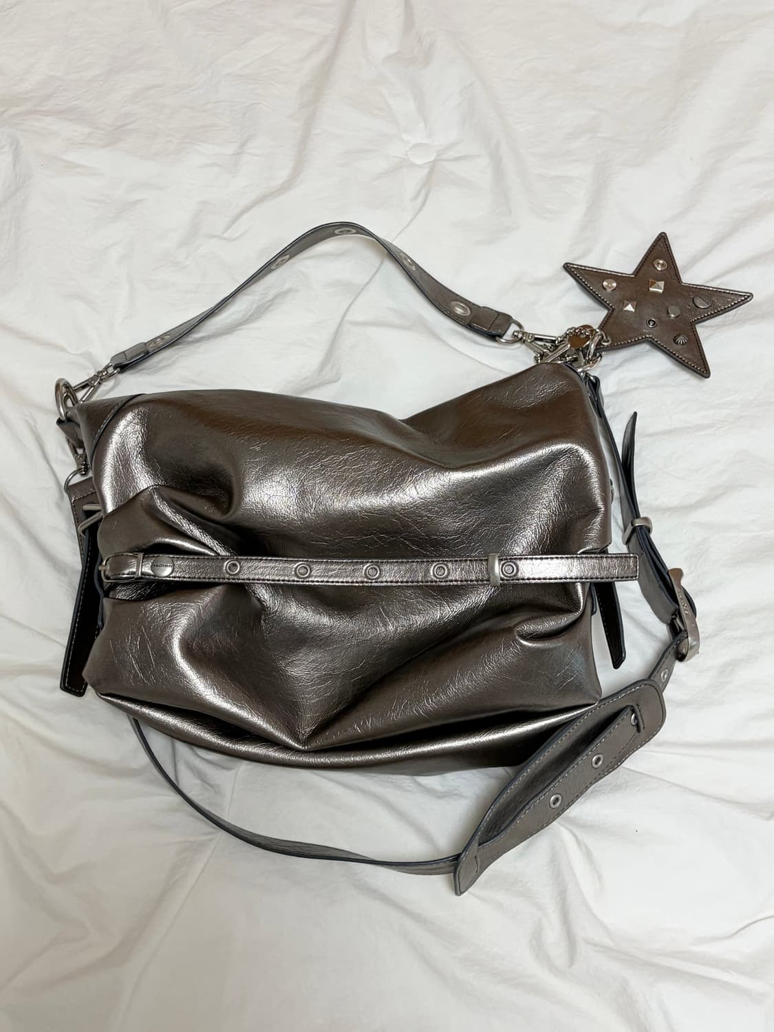 여밈 slouchy bag (metal) 슬라우치 백 상품이미지7