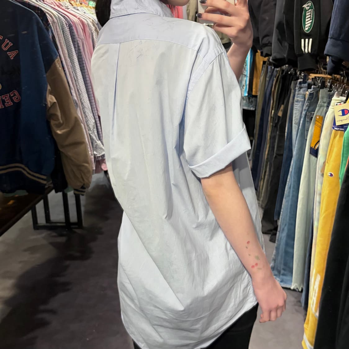 [IM] PoloRalphLauren 폴로랄프로렌 반팔 셔츠 파스텔 블루 상품이미지6