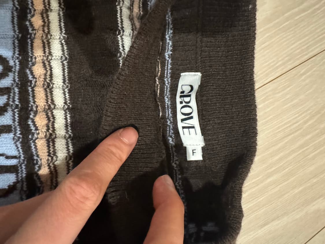 그로브 스트라이프 니트 F사이즈 상품이미지2