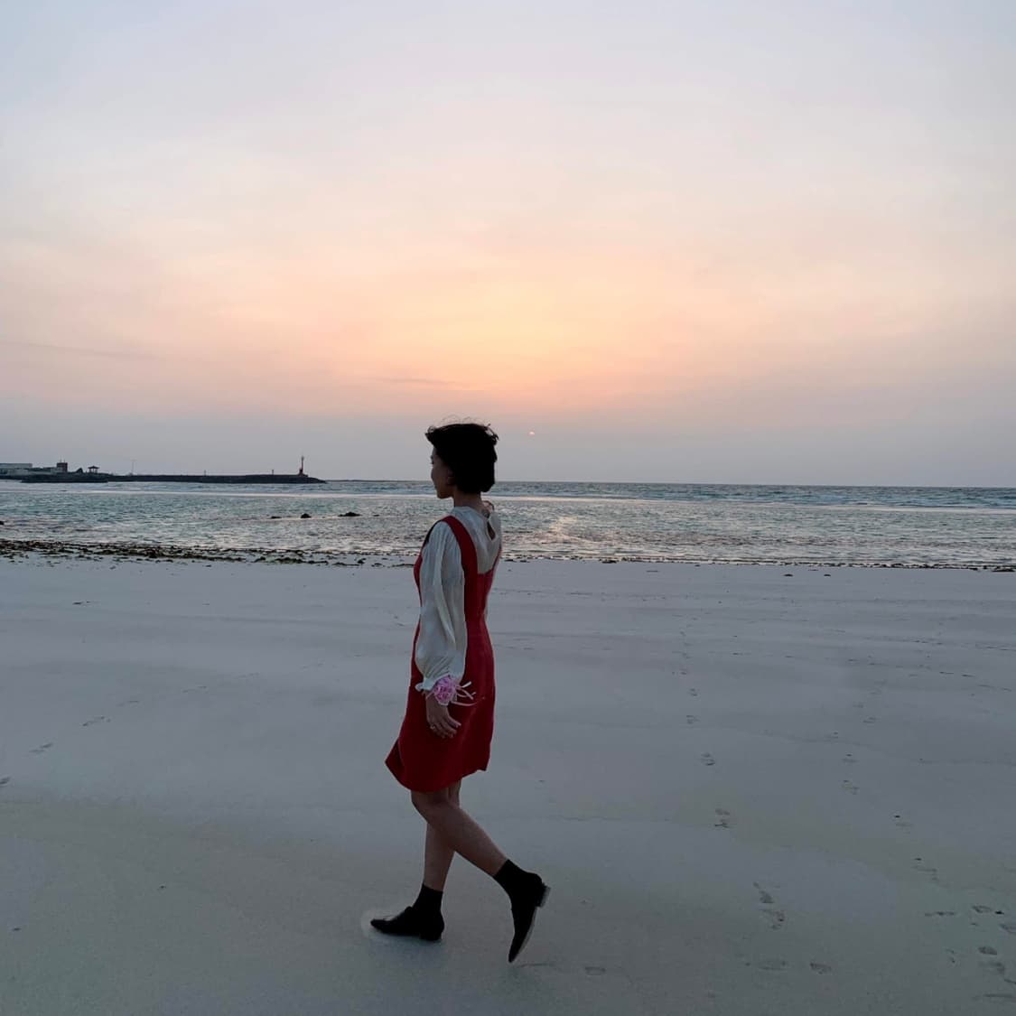 린넨 원피스 하객룩 정장원피스 상품이미지4