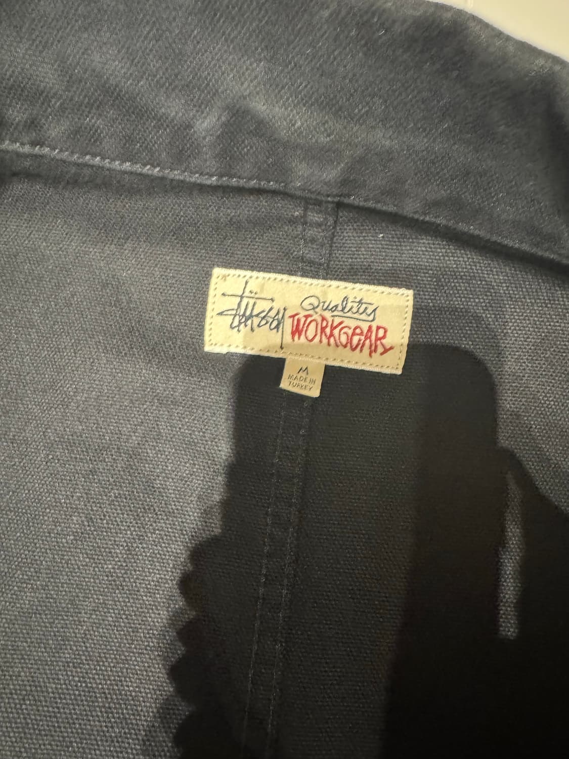 스투시 캔버스 초어 재킷 블랙 상품이미지3