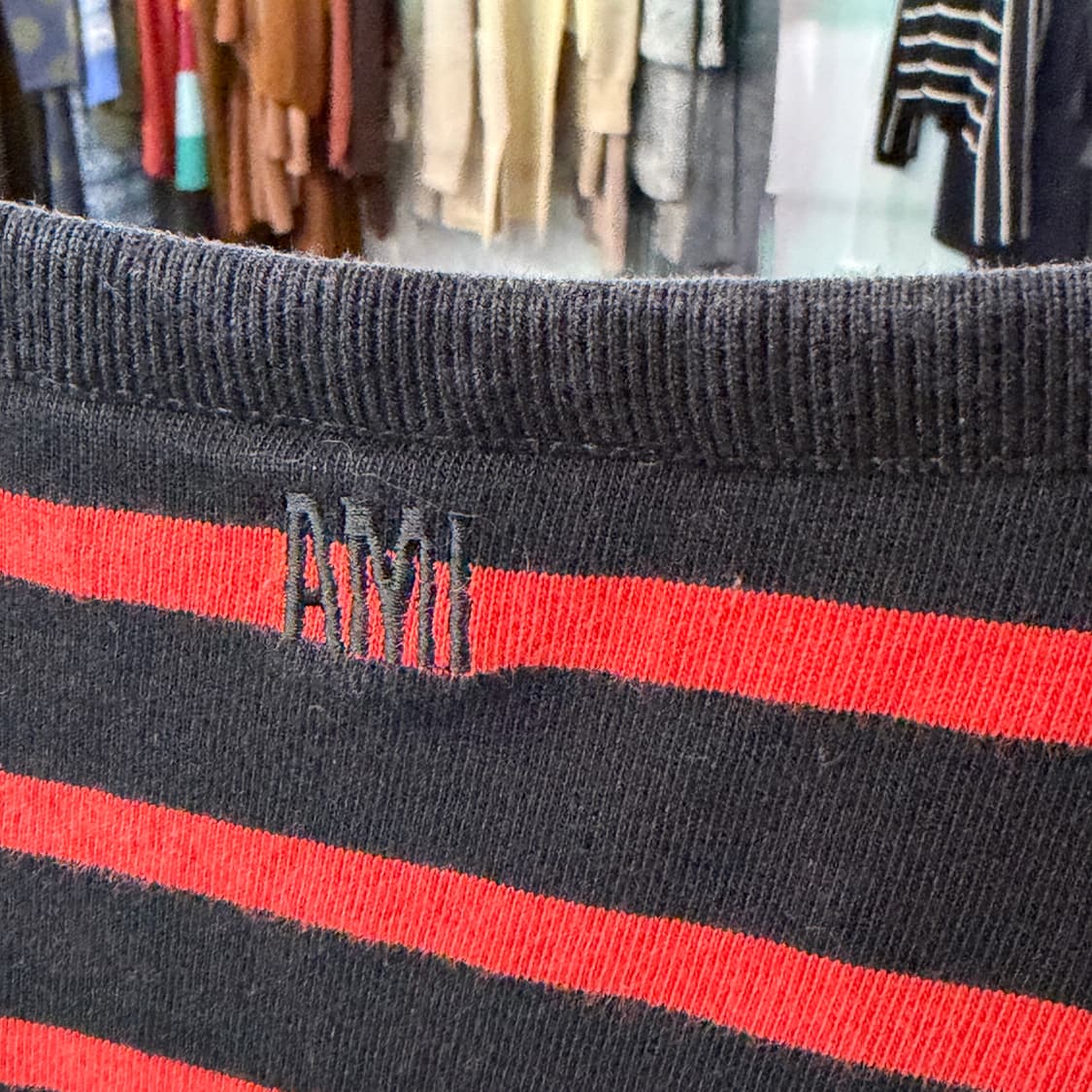 [4] ami 아미 스트라이프 롱슬리브 티셔츠 상품이미지5