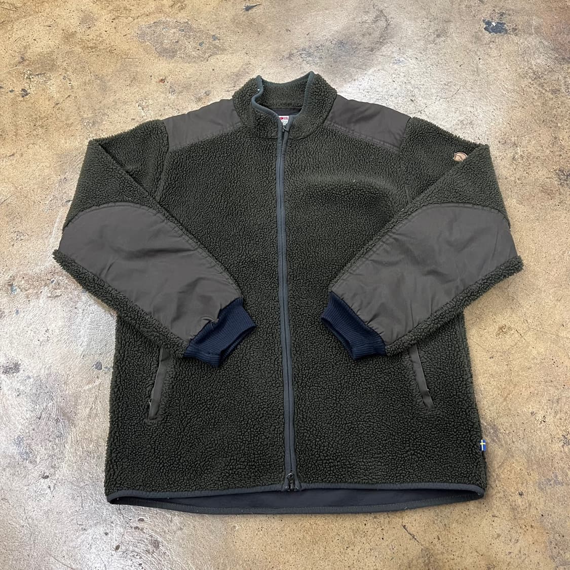 [정품/M] 피엘라벤 플리스 자켓 다크올리브 b10 상품이미지2