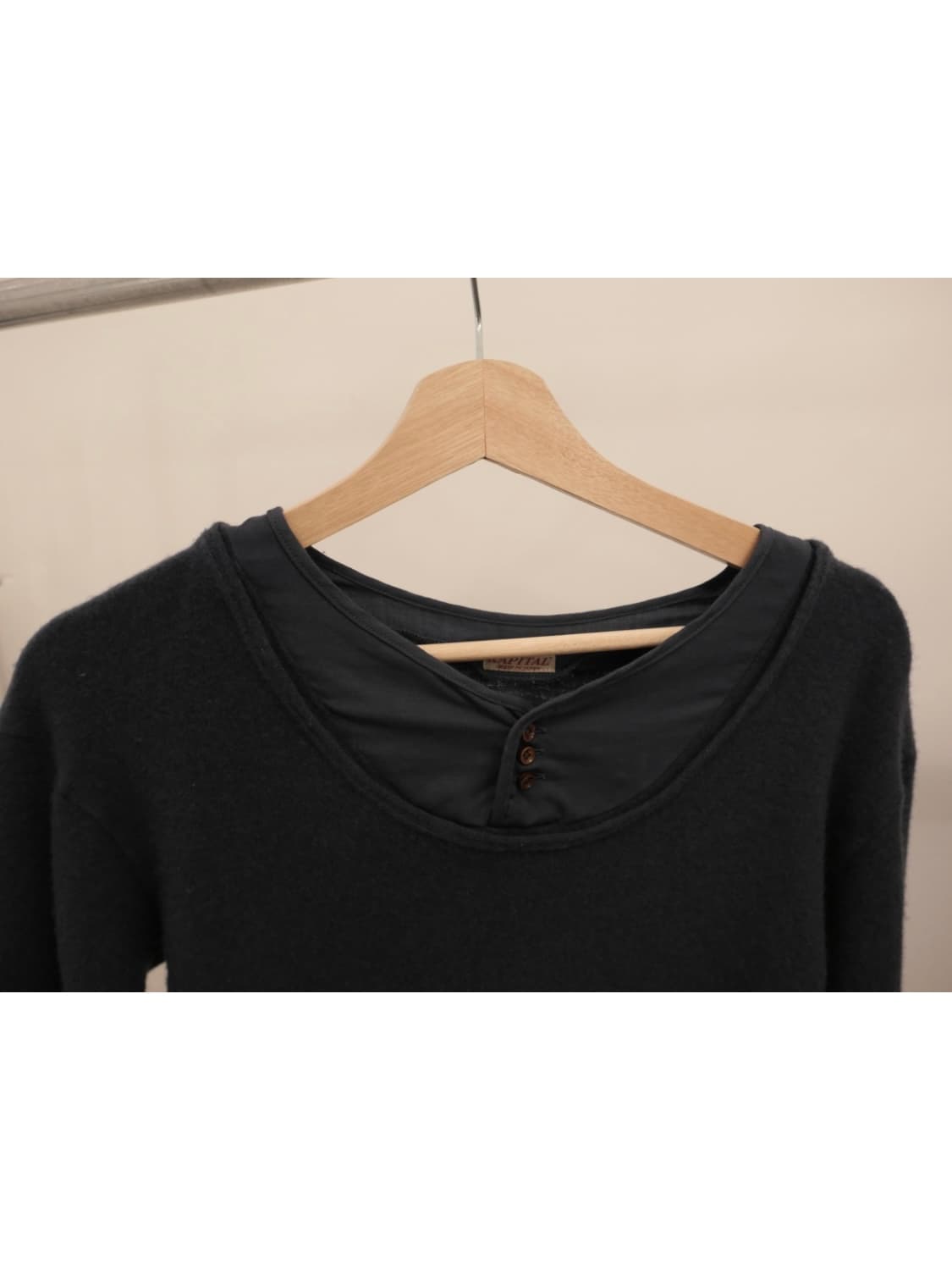 캐피탈 레이어드 헨리넥 롱슬리브 상품이미지2