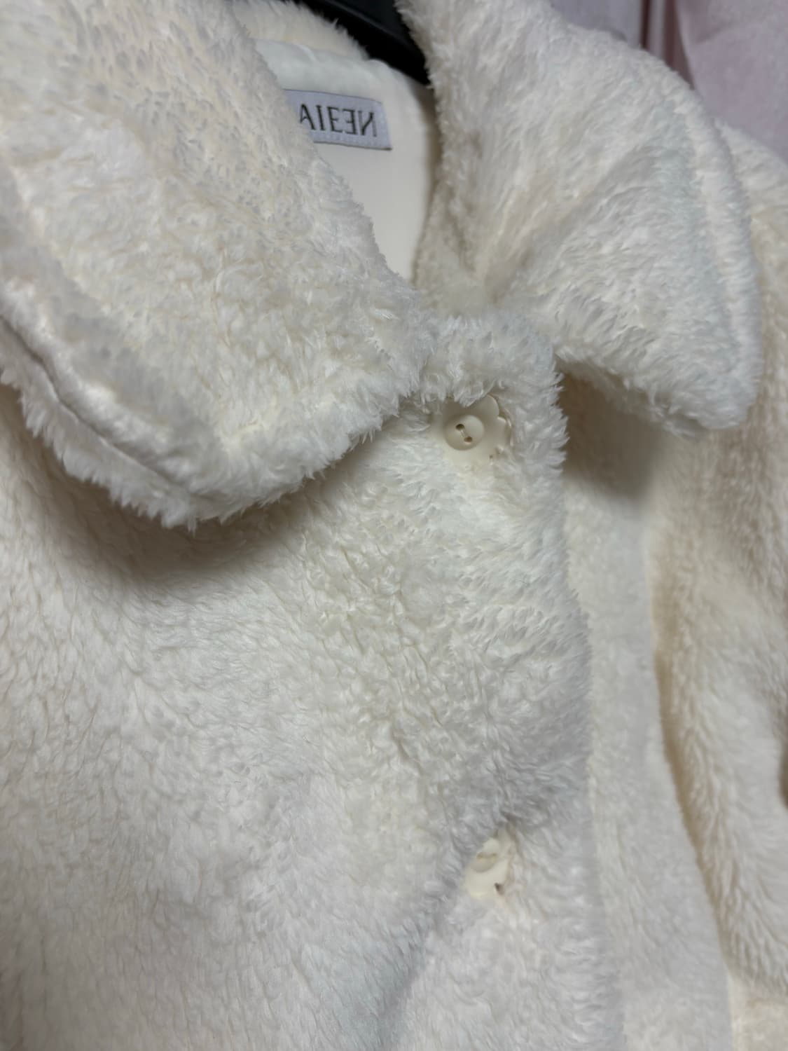 나이엔 프릴 에코 퍼 코트 상품이미지3