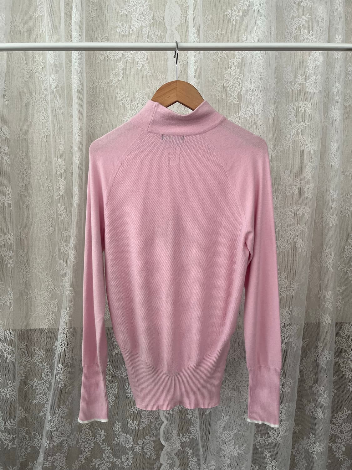 M) 풋조이 FJ 반목 니트 핑크 상품이미지2