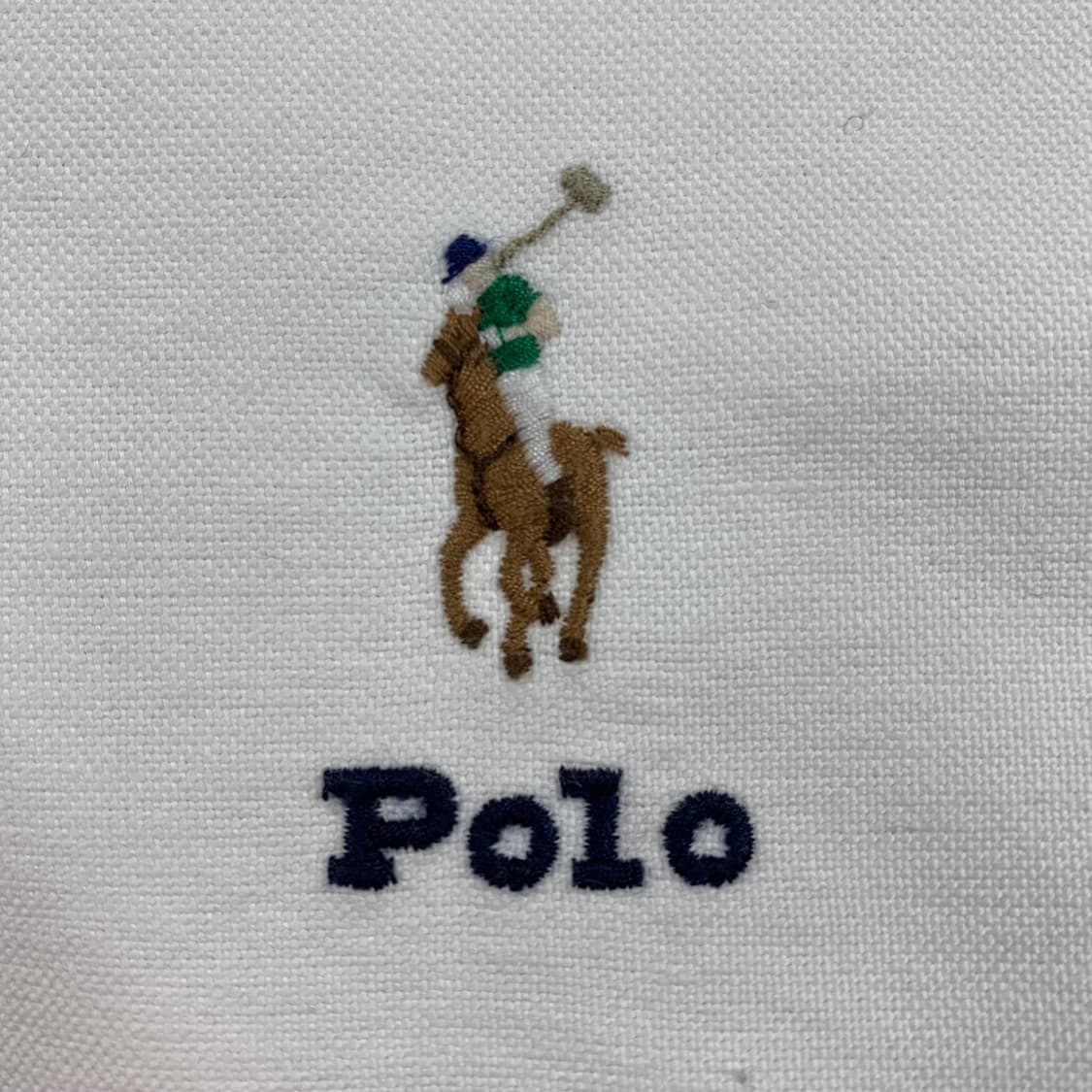 폴로 랄프로렌 스펠아웃 포니로고 화이트 옥스포드 셔츠 상품이미지3