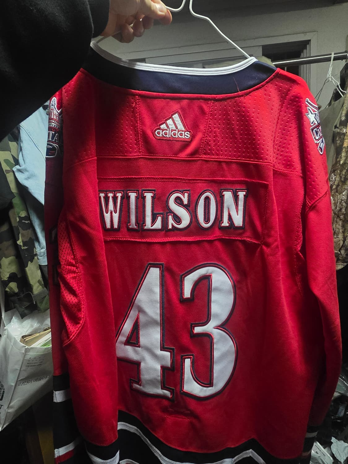 NHL 워싱턴 윌슨 하키 져지 상품이미지2