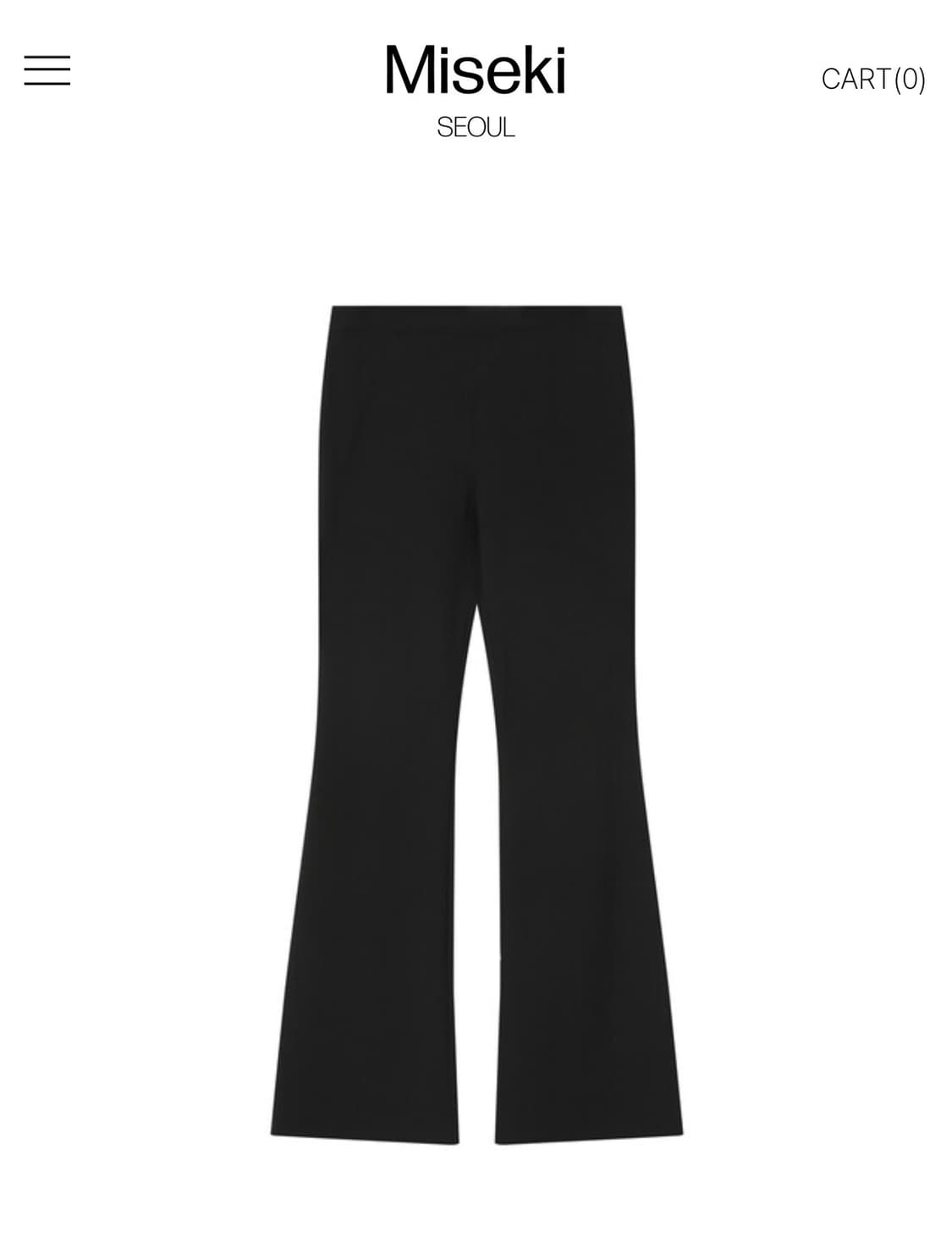 미세키서울) Layered skirt pants set BLACK 2 상품이미지6