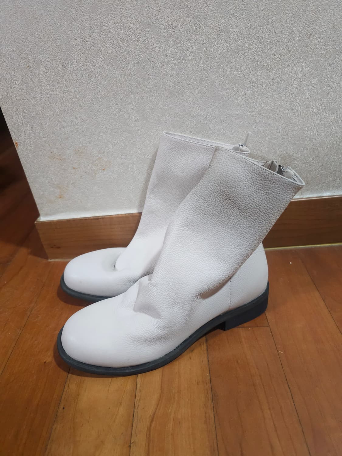 블루코마티 시마 앵클부츠 크림색상 여성 부츠 상품이미지5