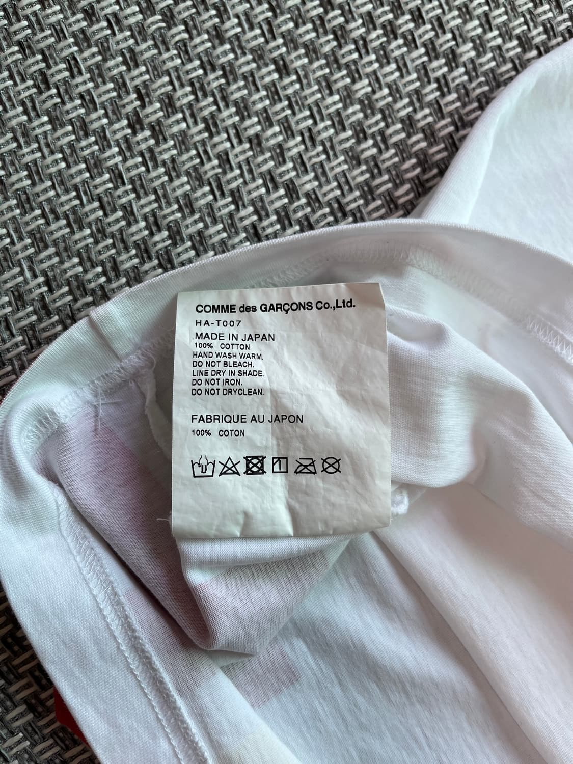 Comme des garcons homme t-shirts 상품이미지6