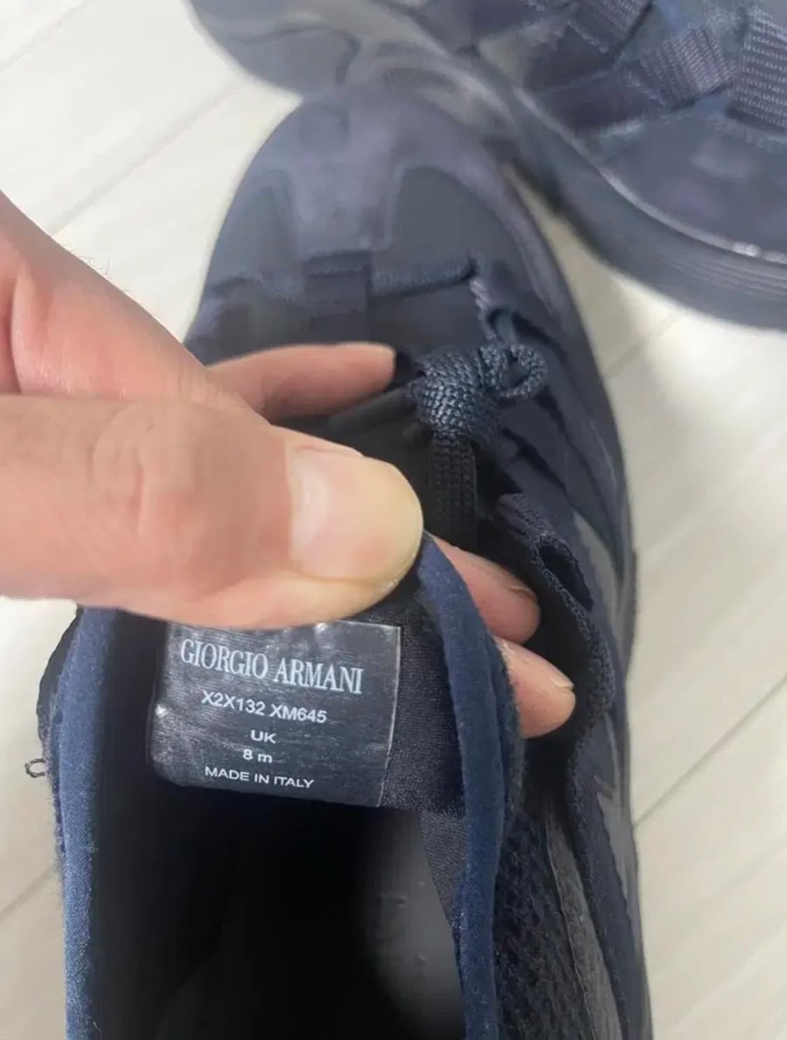 조르지오 아르마니 청크 스니커즈/uk8.5(270-275) 상품이미지2