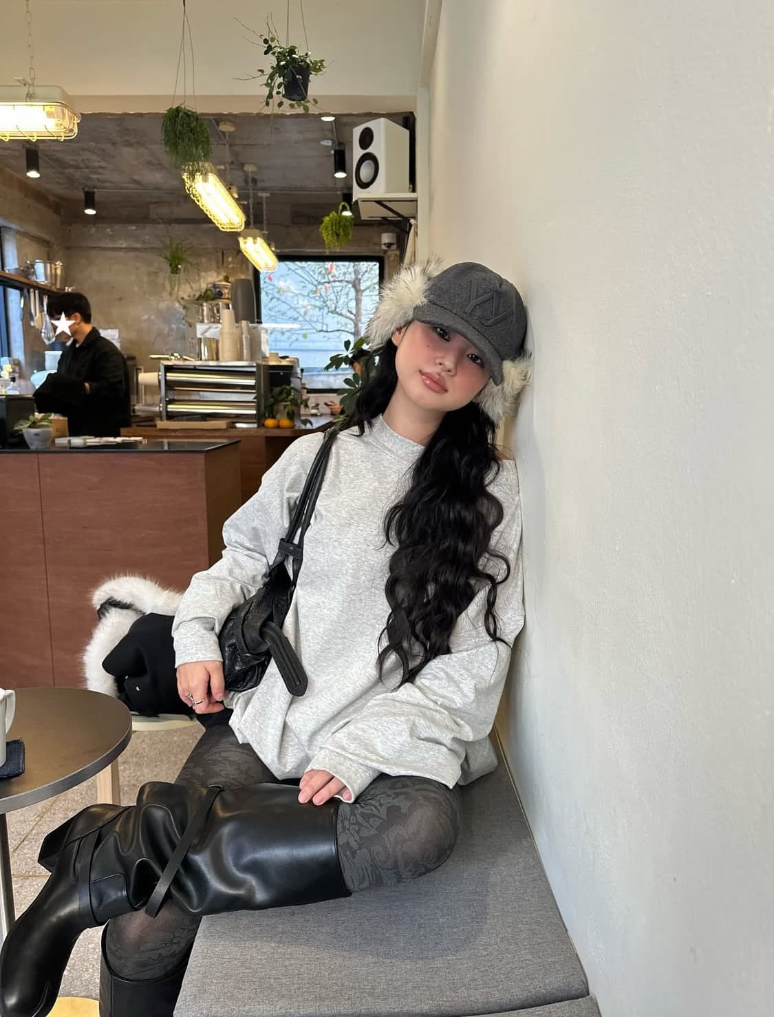 오픈 Yy 포우 퍼 이어플랩 캡 상품이미지2