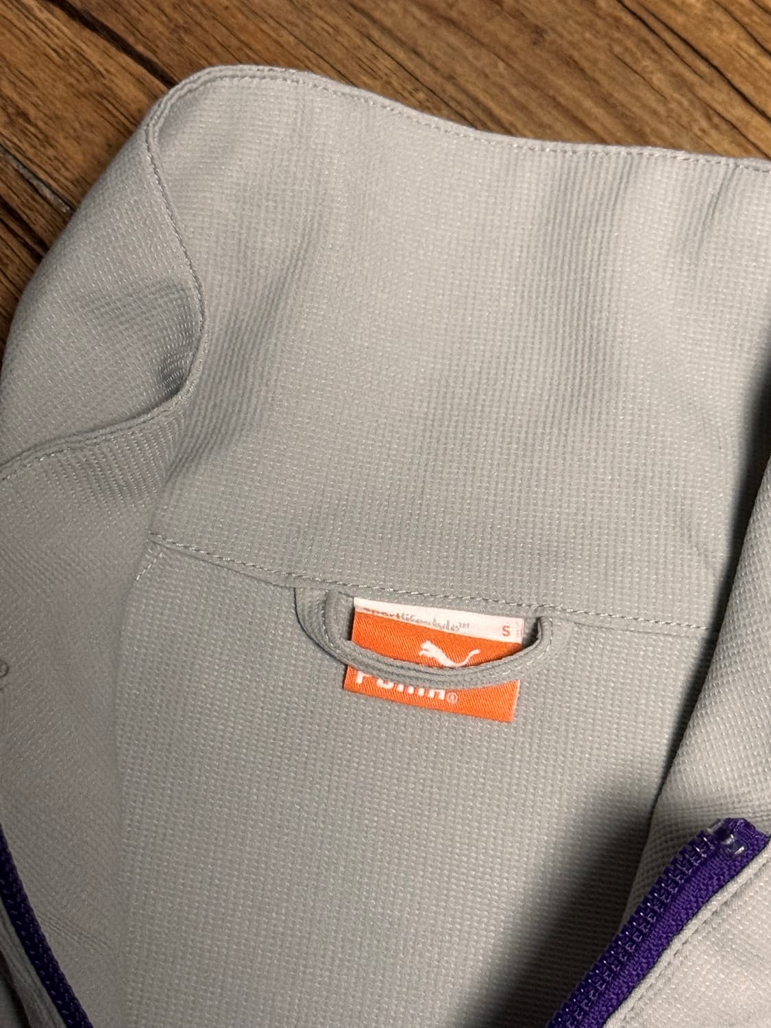 [S] 푸마 퍼플 그레이 오버핏 져지 상품이미지5