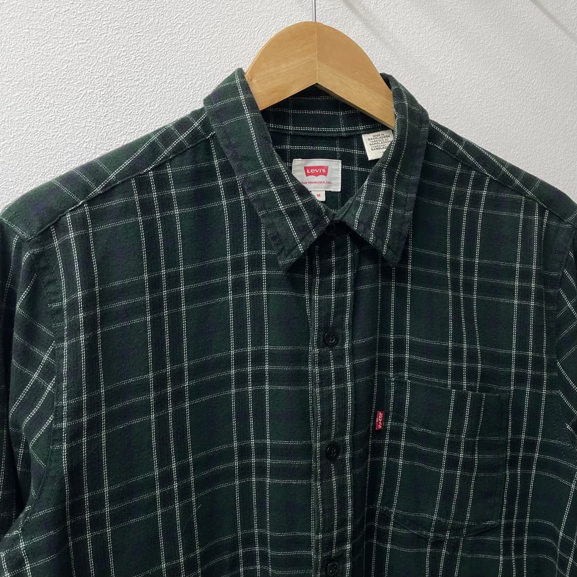 리바이스 플란넬 체크 셔츠 (M) 상품이미지2