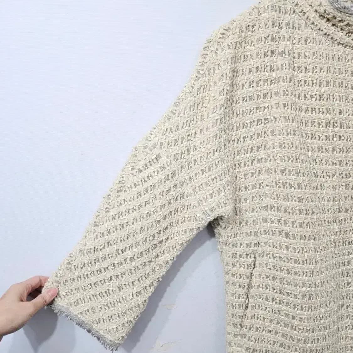 MINE 마인 오버핏 트위드 자켓 ~55 상품이미지2