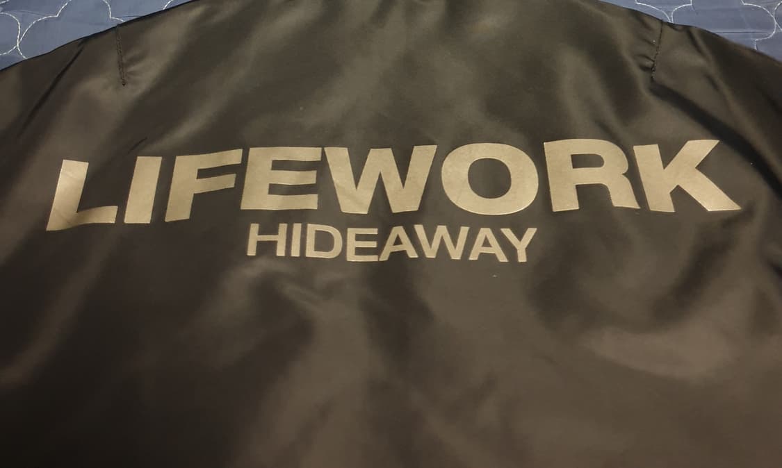 (단종매물) 라이프워크 MA-1 어깨은장 풀오버 항공점퍼 블랙 (S) 상품이미지6