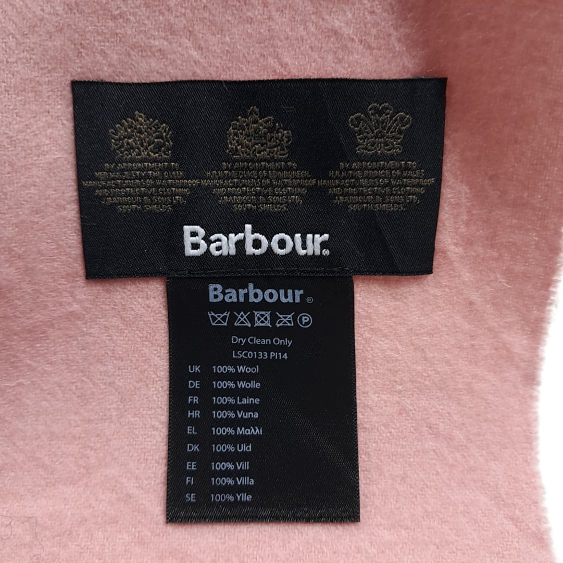 MX647 바버 램스울 연핑크 머플러 목도리 상품이미지5