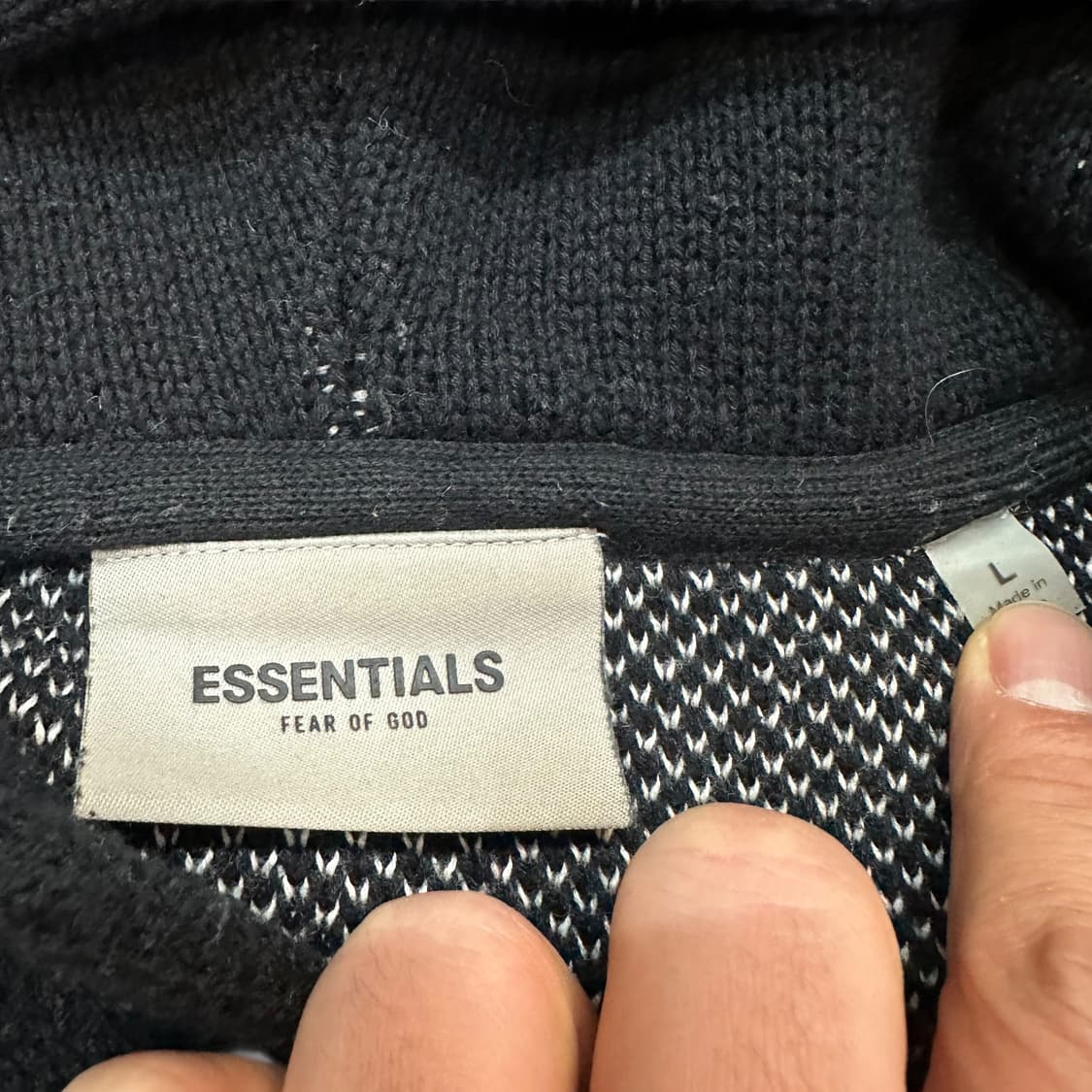피어오브갓 에센셜 니트 후드 상품이미지4