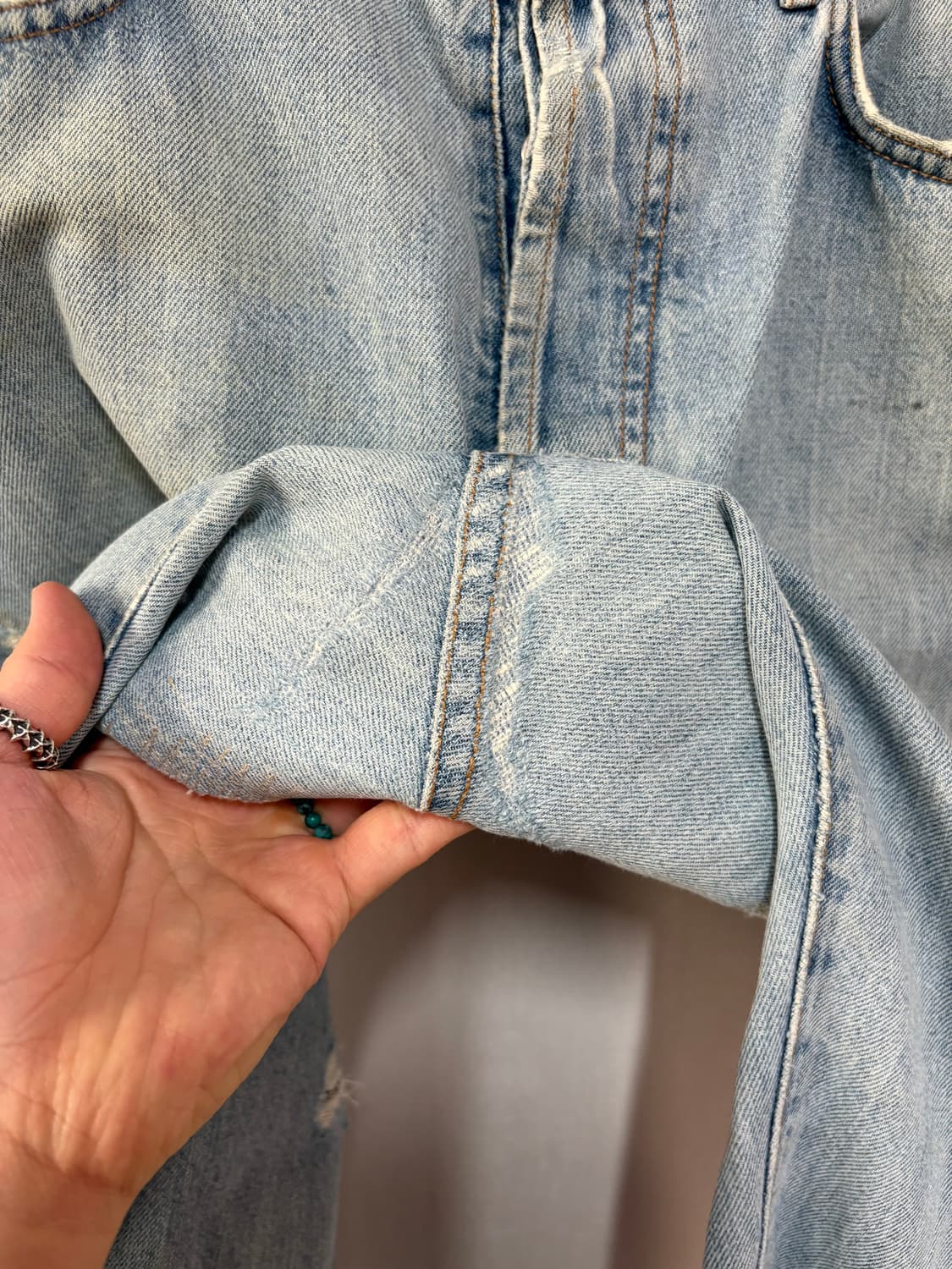 [33] DIOR 06 CRASH DENIM PANTS 상품이미지3