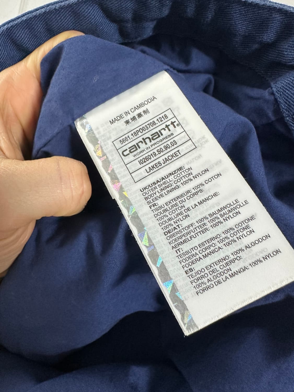 칼하트 WIP 디트로이트 레이크 자켓 상품이미지4