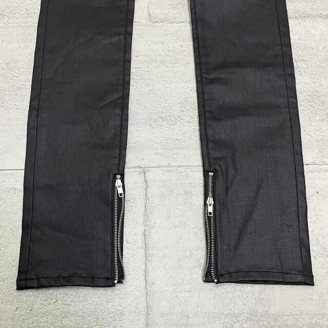 피나클 지퍼 디테일 블랙 광택진 (31)   상품이미지2