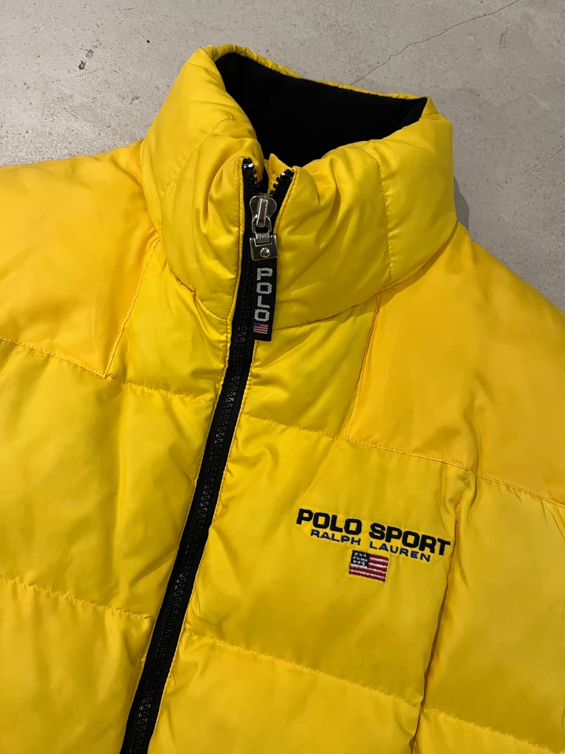 빈티지 폴로스포츠 패딩 조끼 상품이미지2