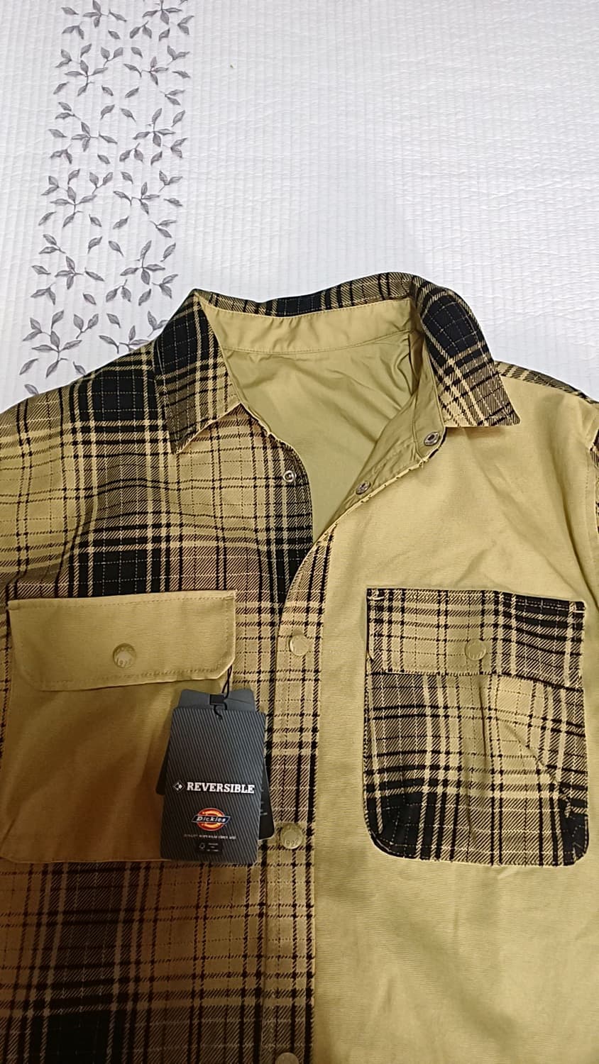 디키즈 미사용 셔츠형양면자켓 L 가슴60 기장77 상품이미지8