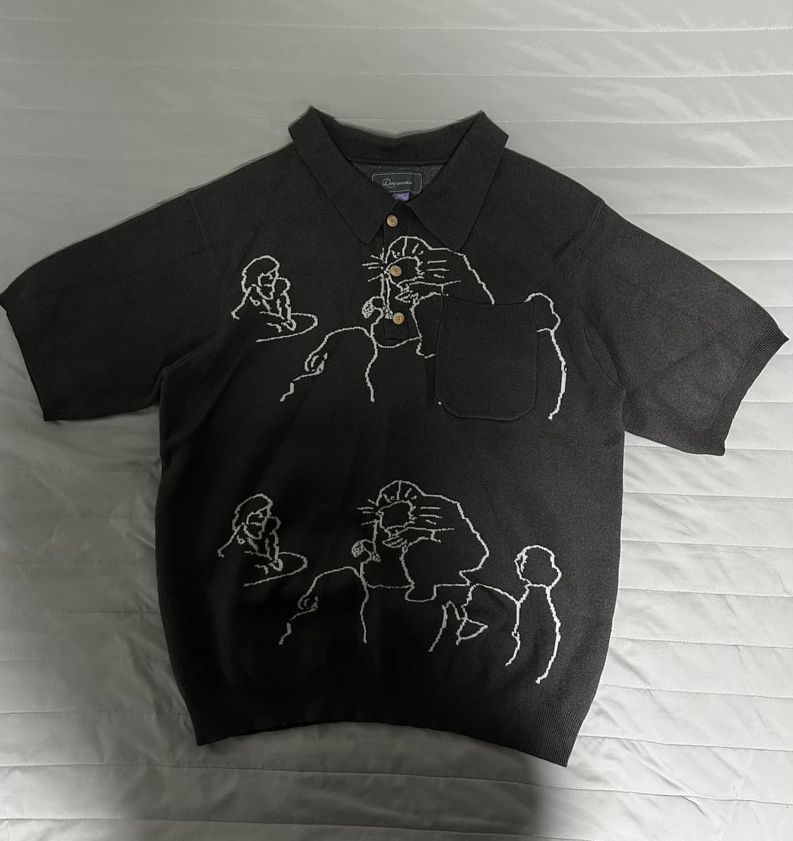 우마미즘 니트 티셔츠 s 상품이미지1