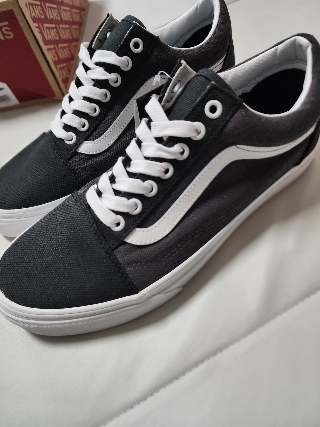 반스올드스쿨블랙써머린넨270사이즈 상품이미지2