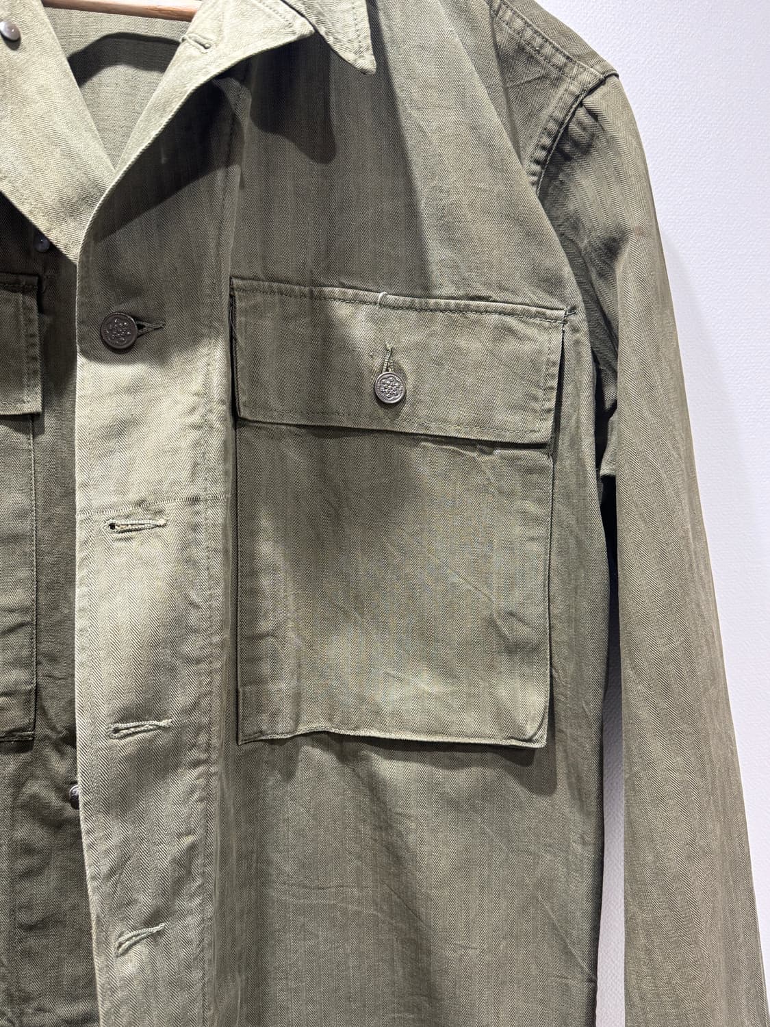 40s 오리지널 M43 HBT 셔츠 (38R) 상품이미지2