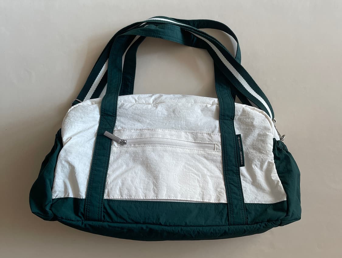 라코스테와 스타벅스 콜라보 멀티플백 상품이미지2