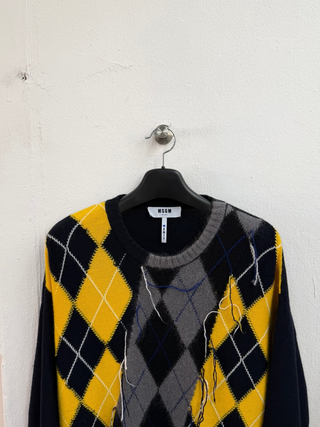 MSGM 아가일 니트 상품이미지3