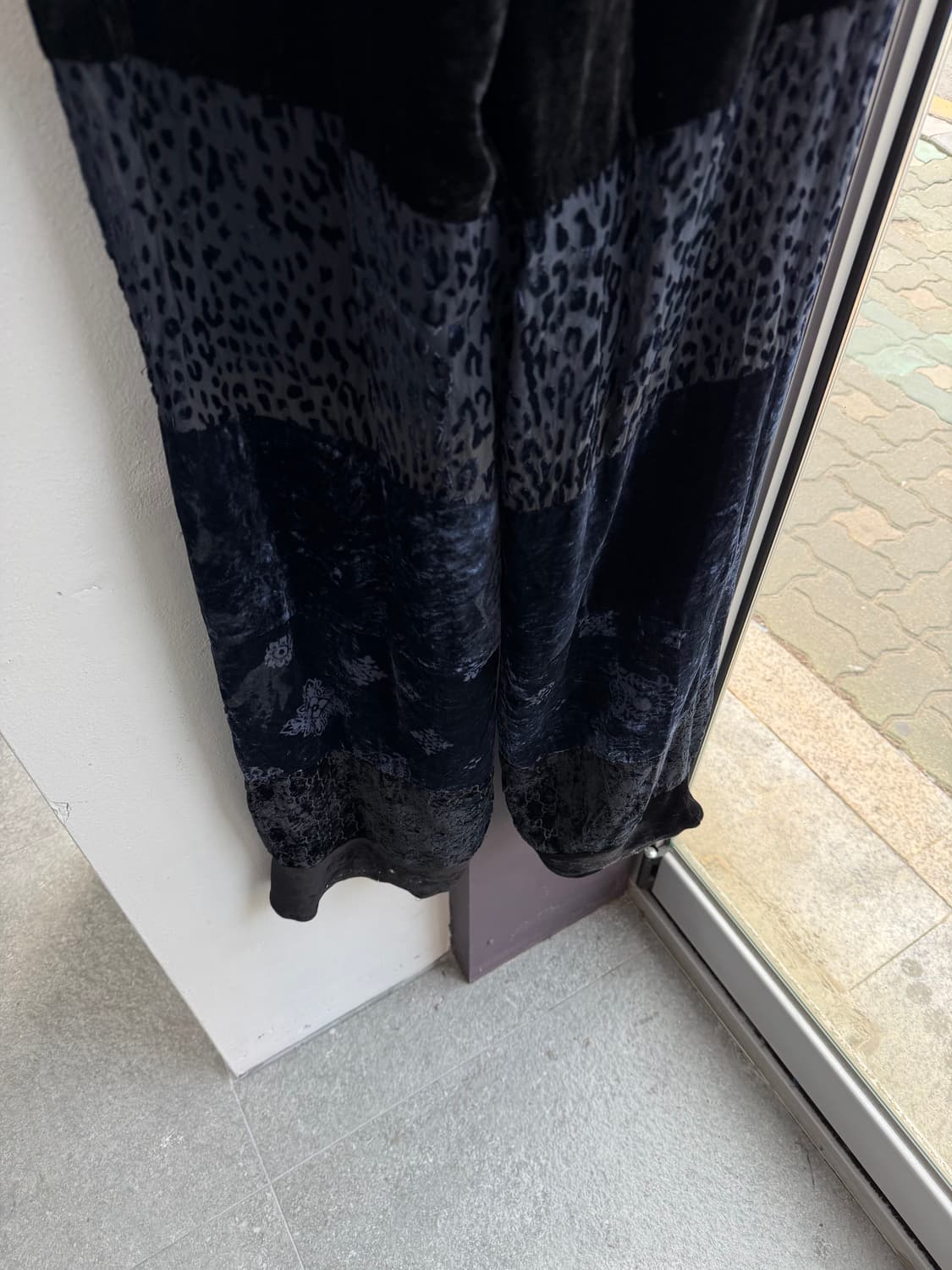 38/ 구찌 1997FW 톰포드 런웨이 벨벳 패치워크 팬츠 상품이미지10