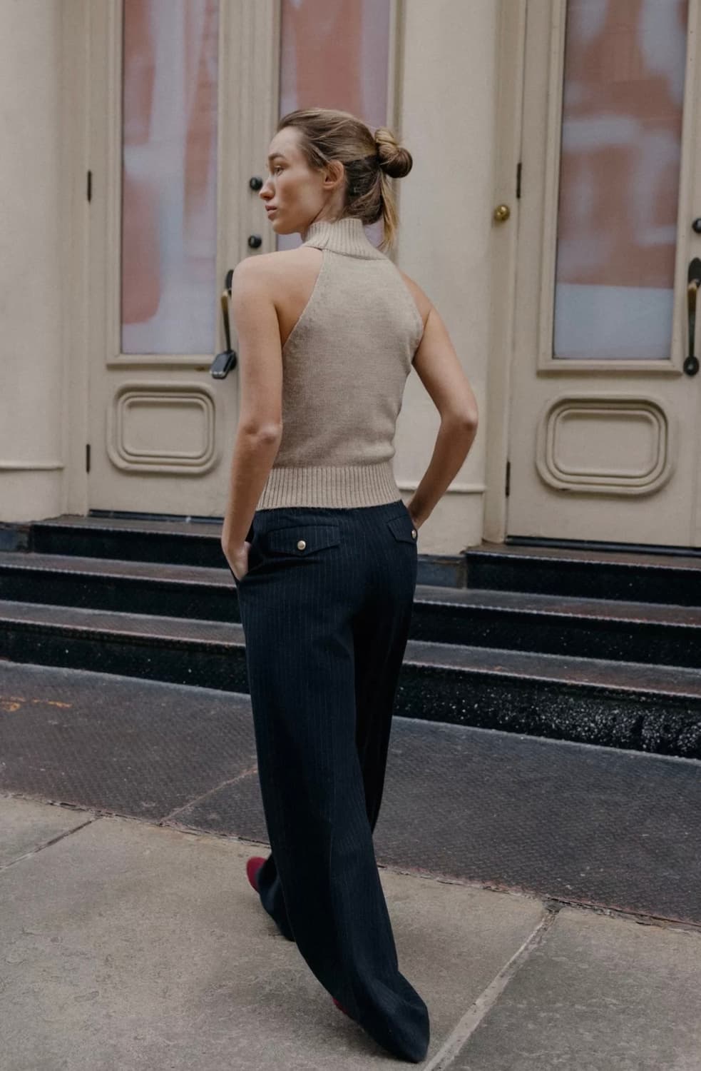 ZARA 자라 홀터 니트 탑 상품이미지7