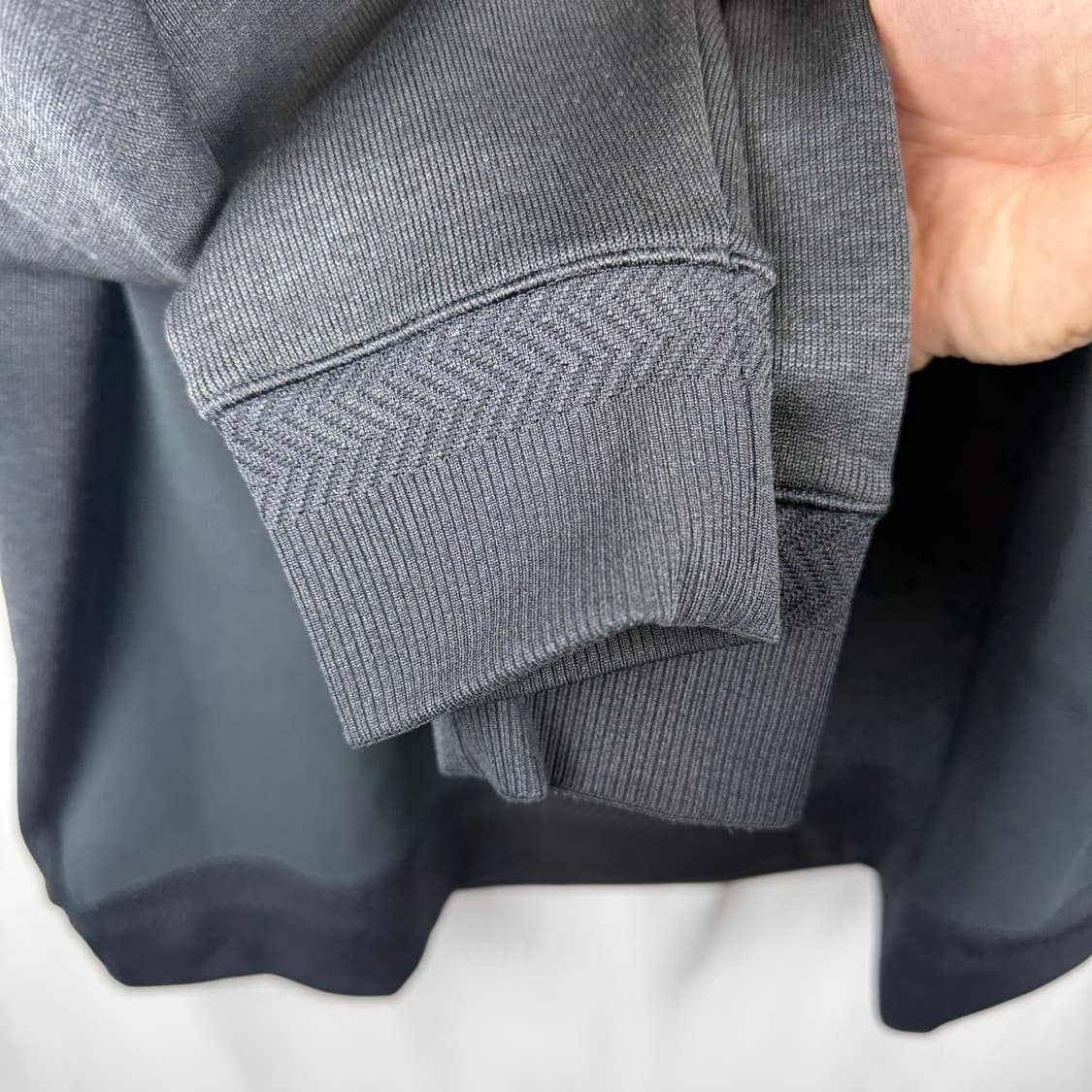 (M) 나이키 골프 드라이 핏 플레이어 니트 맨투맨 블랙 상품이미지5