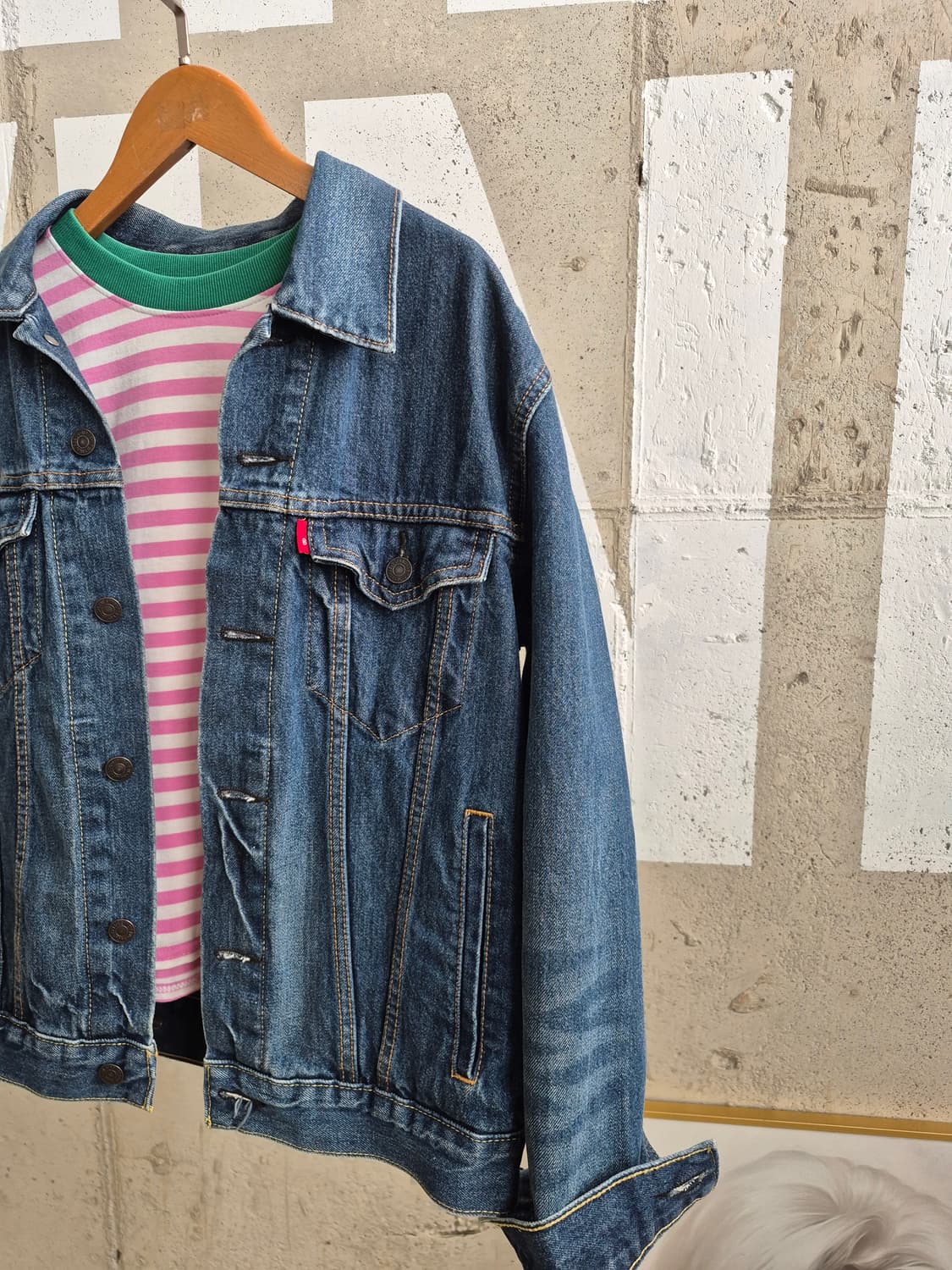 리바이스 데님 기본 청자켓 상품이미지2