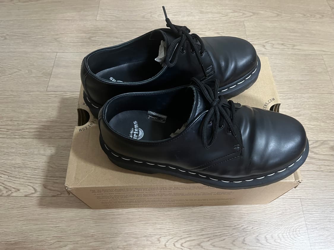 Dr. Martens 1461 WS Black Smooth 상품이미지3