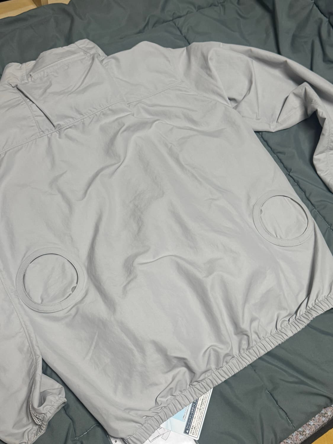 [L]몽벨 팬블로 바람막이 라이트 그레이 상품이미지3