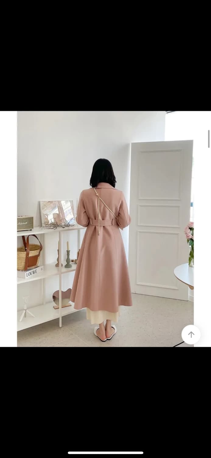 러빈 플레어 핸드메이드 울 100% 롱 코트 (새상품) 상품이미지7