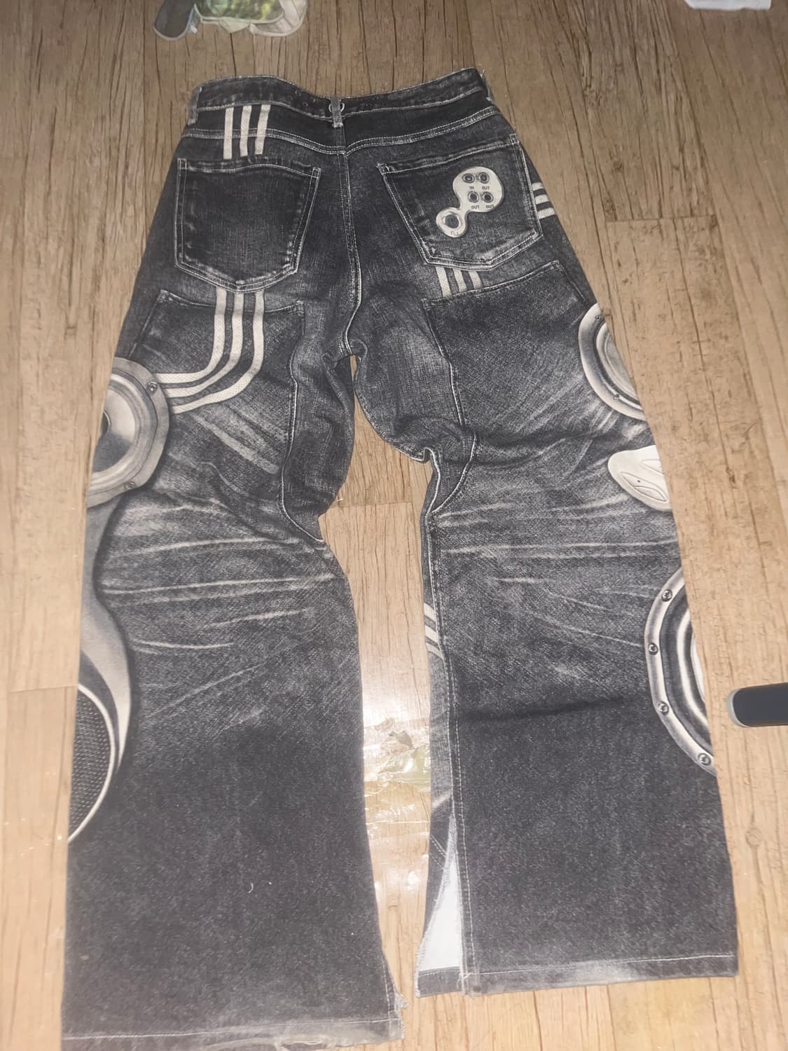 DND4DES 스피커 와이드 데님 상품이미지4