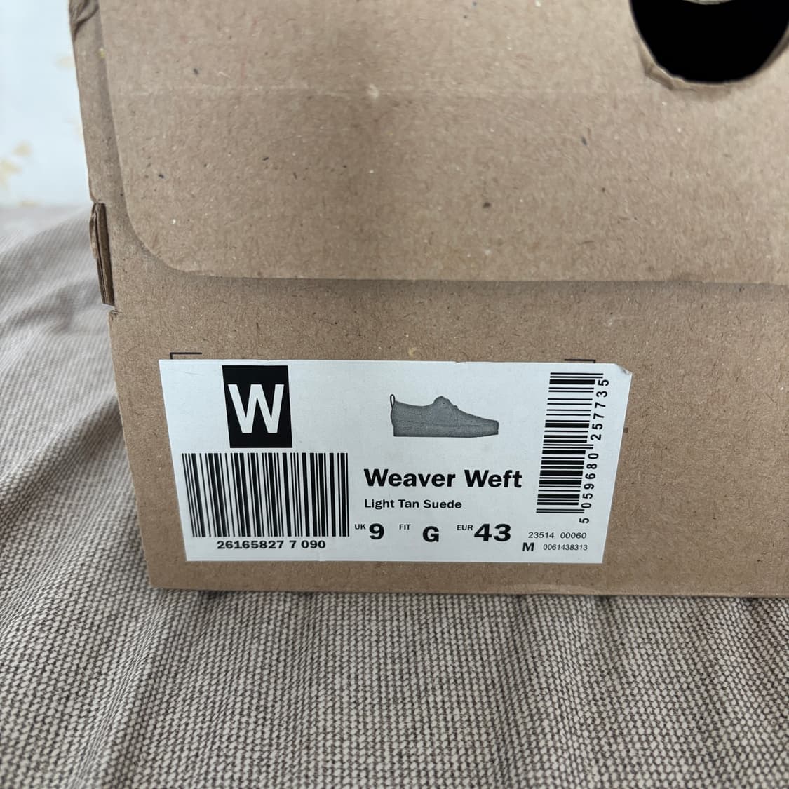 [EU43] 클락스 위버 웨프트 라이트 탠 스웨이드 상품이미지9