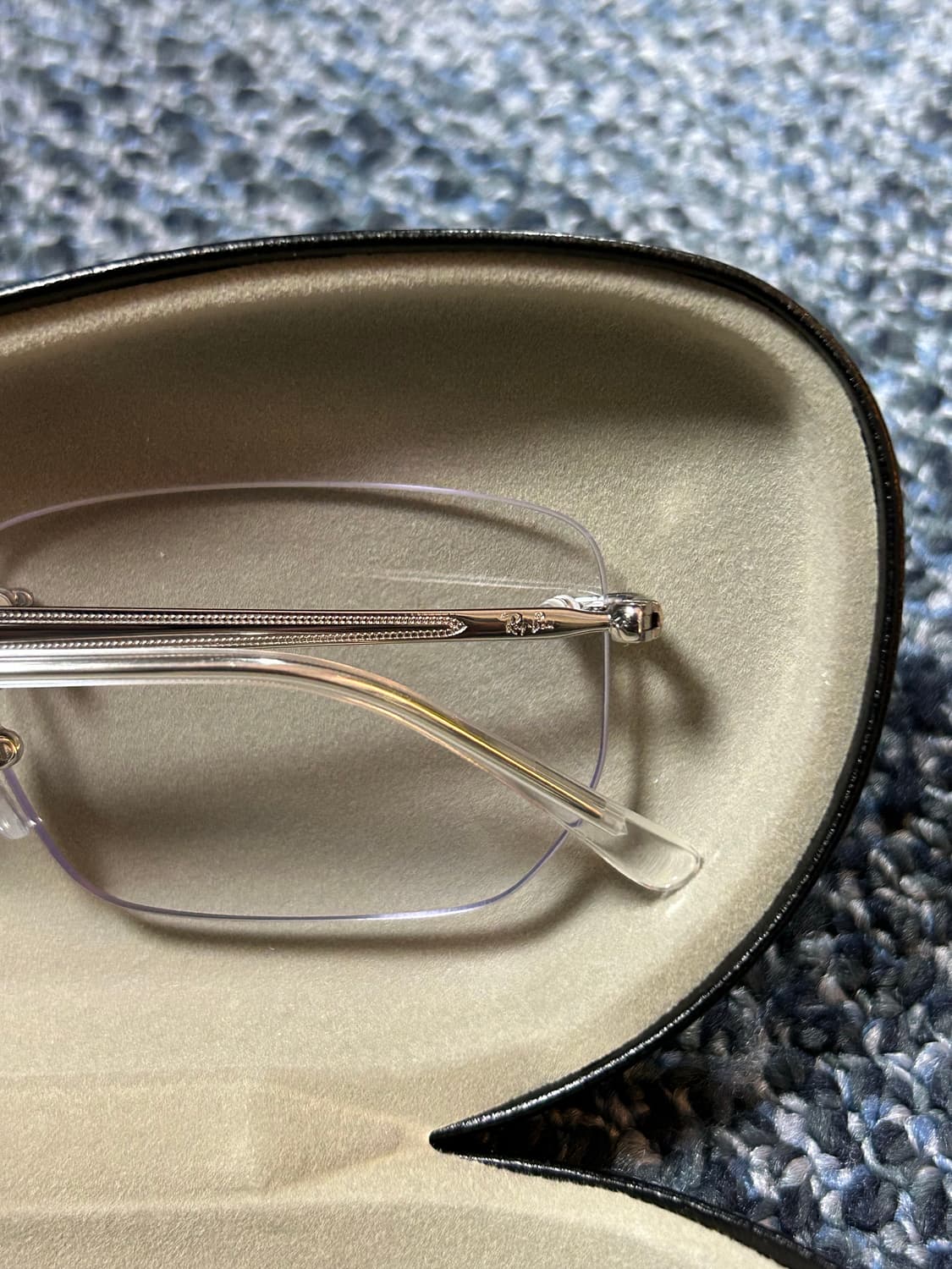 레이밴 무테 안경 54 상품이미지4