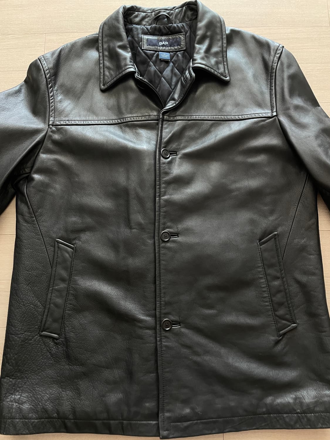 90s 올드갭 레더 카코트 gap carcoat 상품이미지5